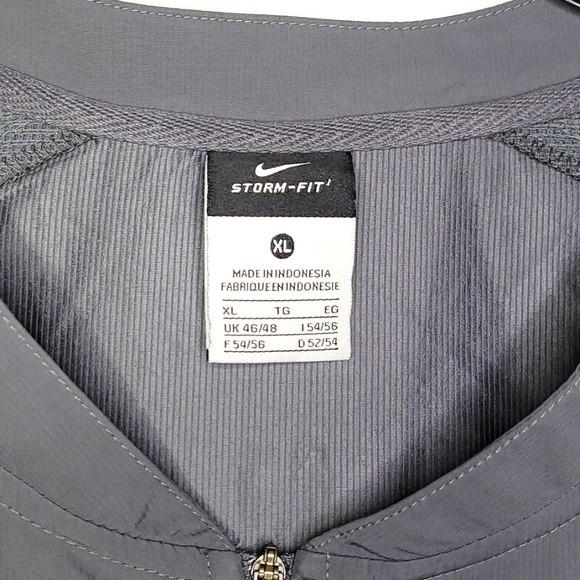 NIKE ▪︎ MEN'S GRAY/BLUE STORM-FIT WINDBREAKER ▪︎ SIZE XL - Picture 11 of 11
